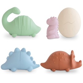 Lot de 4 jouets de bain dino