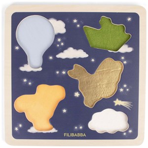 Puzzle sensoriel en bois little adventurers