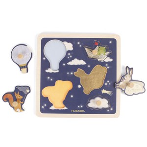 Puzzle sensoriel en bois little adventurers