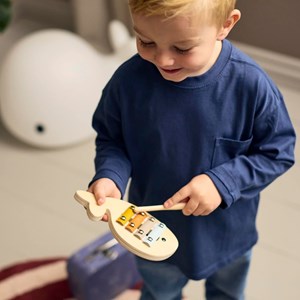 Valisette de jeu mes premiers instruments de musique en bois