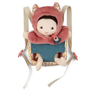 Poupée jeanne et son porte bébé