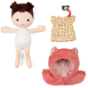 Poupée jeanne et son porte bébé