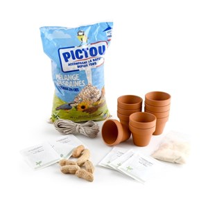 Coffret activité - pots mangeoires à ois