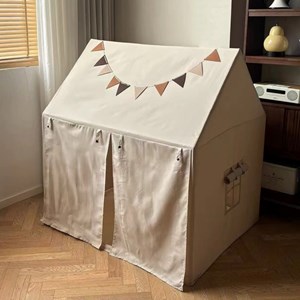 Tente maison de jeu d'intérieur coton pour enfant