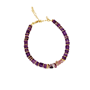 Bracelet de clarté en améthyste