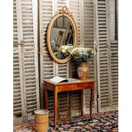 Georges, le miroir ovale doré n°808