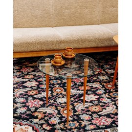 Table basse ronde en bois n°535