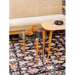 Table basse ronde en bois n°535