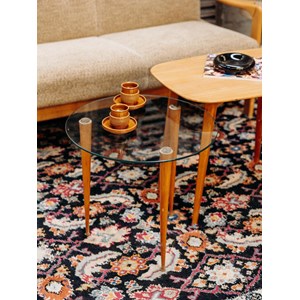 Table basse ronde en bois n°535