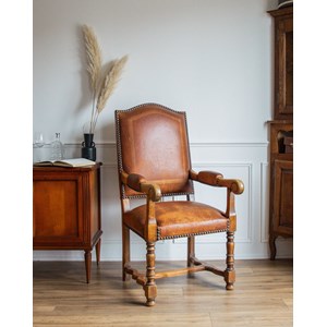 Ernest, le fauteuil en cuir n°582