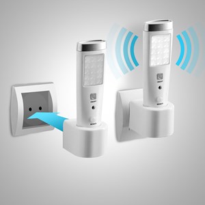 Lampe torche led rechargeable - détecteur de mouvement - 15 led - 2 modes