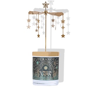 Carrousel bougie au pied du sapin