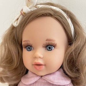 Poupée 40cm emilia bobble rose