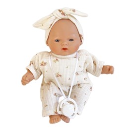 Poupée 26cm nina bobble flowers rose