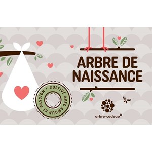 Coffret cadeau - naissance - pommier