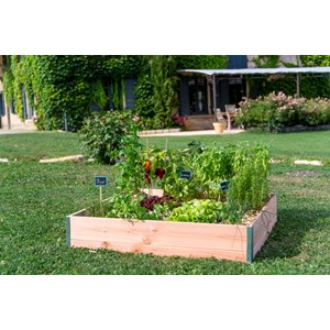 Potager rectangle design l120 x l65 x h18cm ep19mm