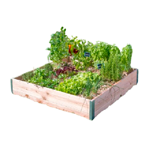 Carre potager design l100 x l95 x h18cm ep19mm