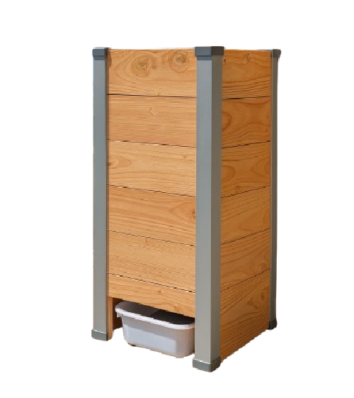 Composteur design balcon terrasse