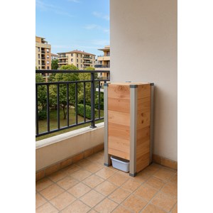 Composteur design balcon terrasse