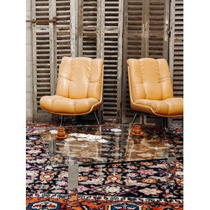 Grande table basse en verre n°533