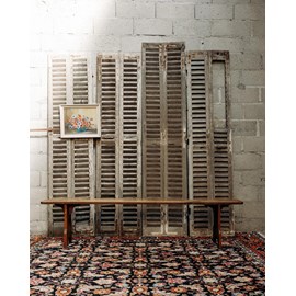 Antoine, le grand banc en bois n°248