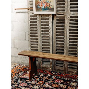 Antoine, le grand banc en bois n°248