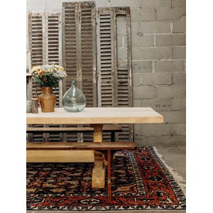 Antoine, le grand banc en bois n°248