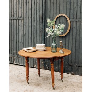 Table à manger ronde en bois n°430