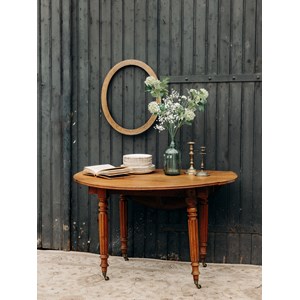 Table à manger ronde en bois n°430