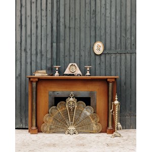 Manteau de cheminée en bois n°5