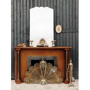 Manteau de cheminée en bois n°5