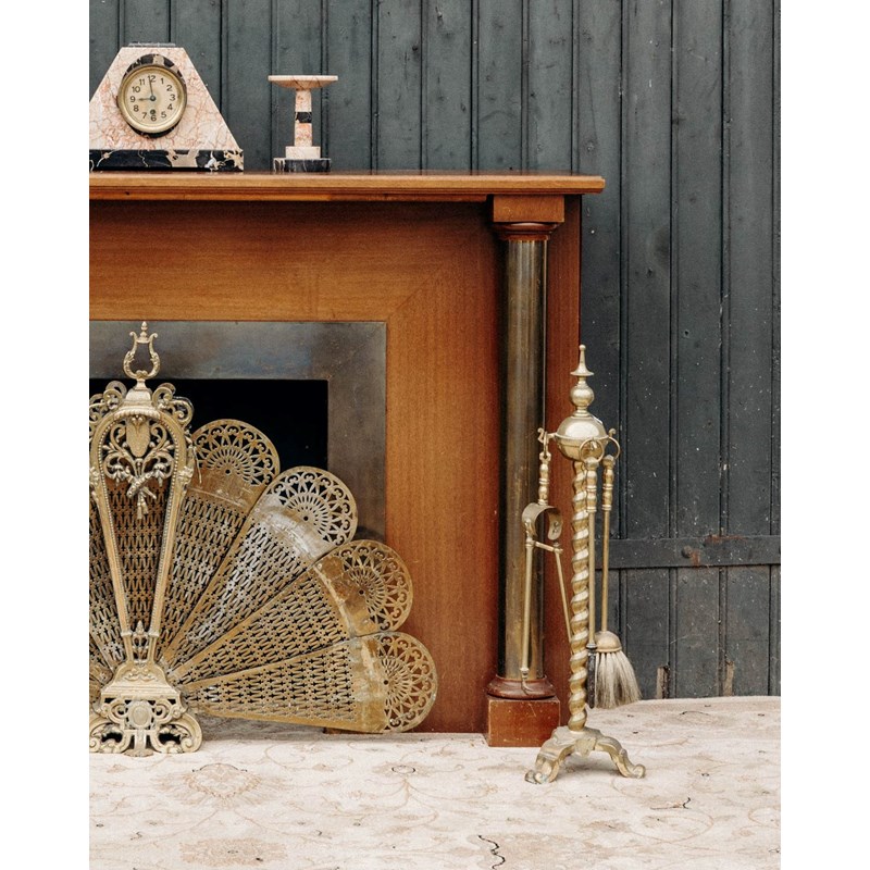 Debongout - Serviteur de cheminée en laiton n°471