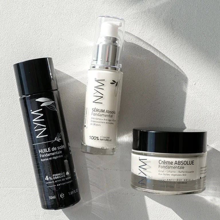 Pack anti-âge au extraits de feuilles de neem, anti rides et anti taches.