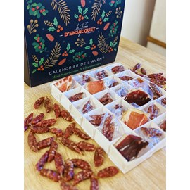 Calendrier de l’avent charcuterie et mini saucissons