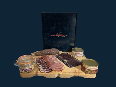Coffret gourmand prestige - foie gras et charcuterie