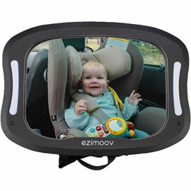Miroir de surveillance avec lumière led xxl ezi mirror led