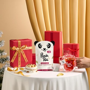 Secret santa - thé de noël - panda tea