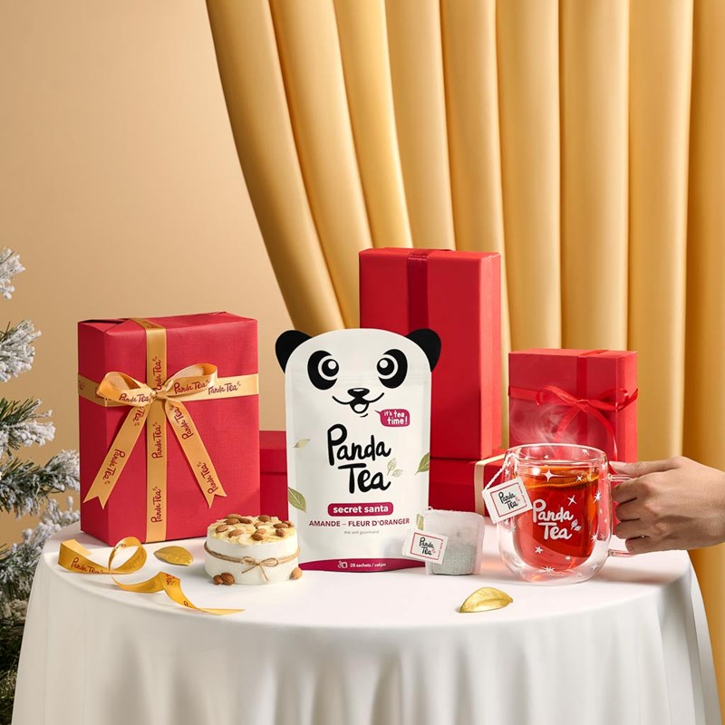 Secret santa - thé de noël - panda tea