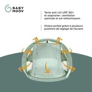 Tente anti-uv rafraichissante babymoov