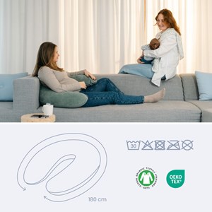 Coussin de maternité buddy corduroy gree