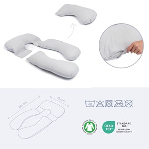 Coussin maxxy little dots doomoo grey