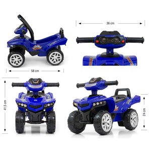 Porteur milly mally monster bleu marine