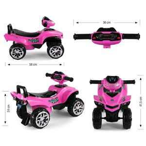 Porteur milly mally monster noir rose