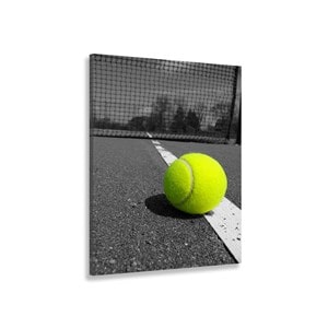 Tableau  tennis balle jaune