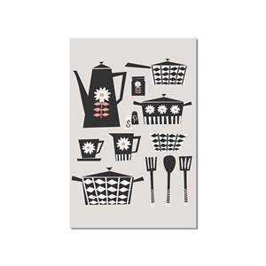 Tableau rétro kitchen set