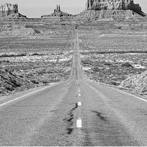 Tableau photo noir et blanc grand canyon