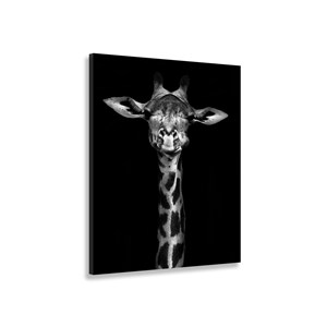Tableau girafe haute en portrait