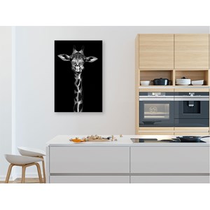 Tableau girafe haute en portrait