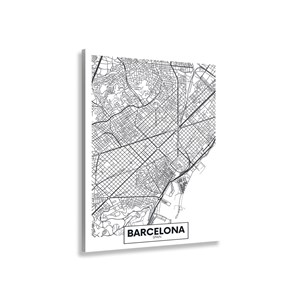 Tableau deco graphique barcelona spain