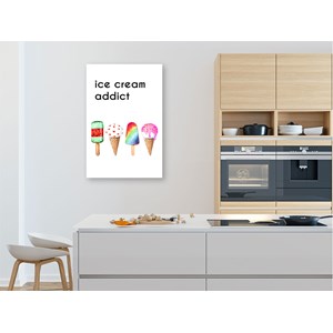 Tableau moderne cuisine ice cream addict
